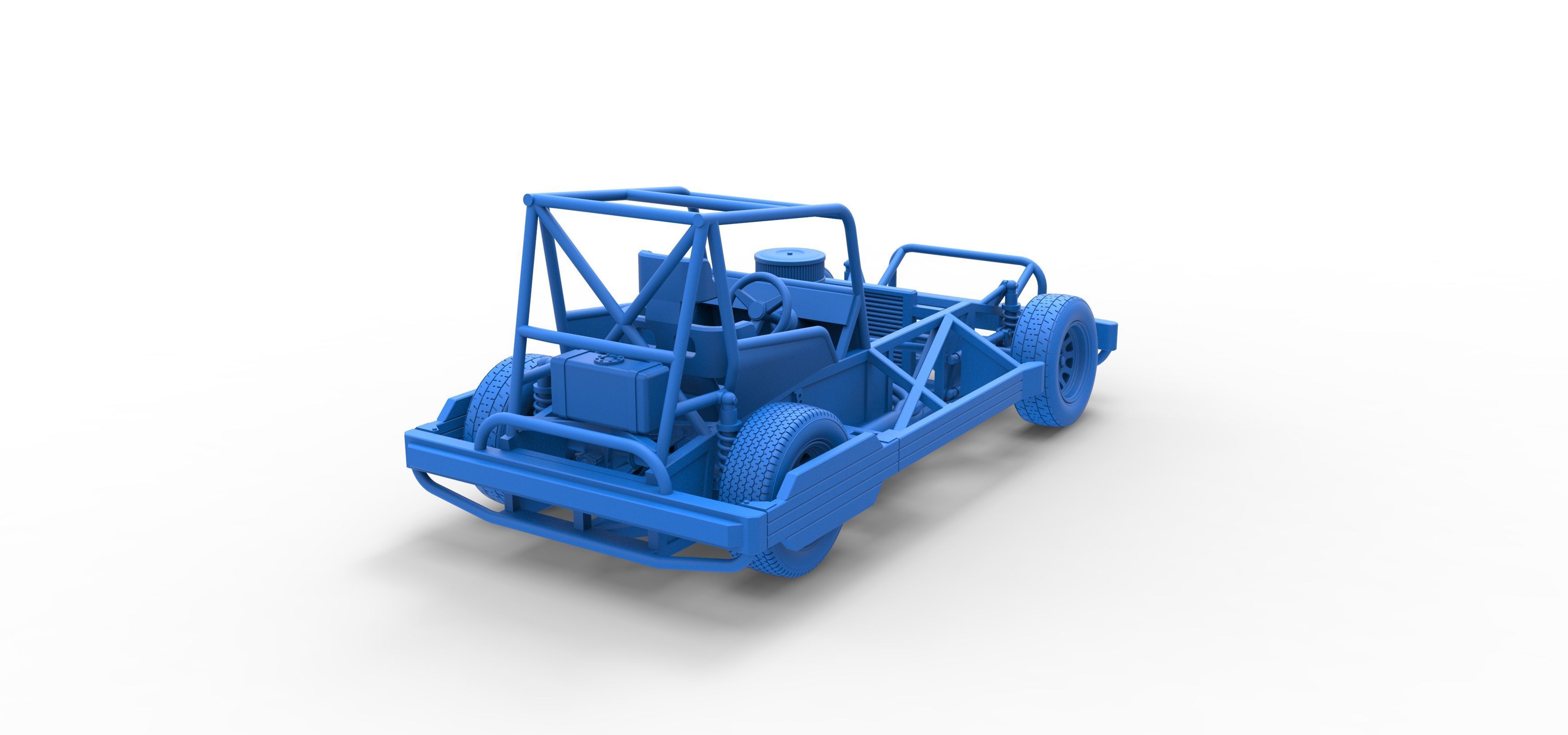 New Zealand Superstock car Base Scale 1 to 25 3D print model_44