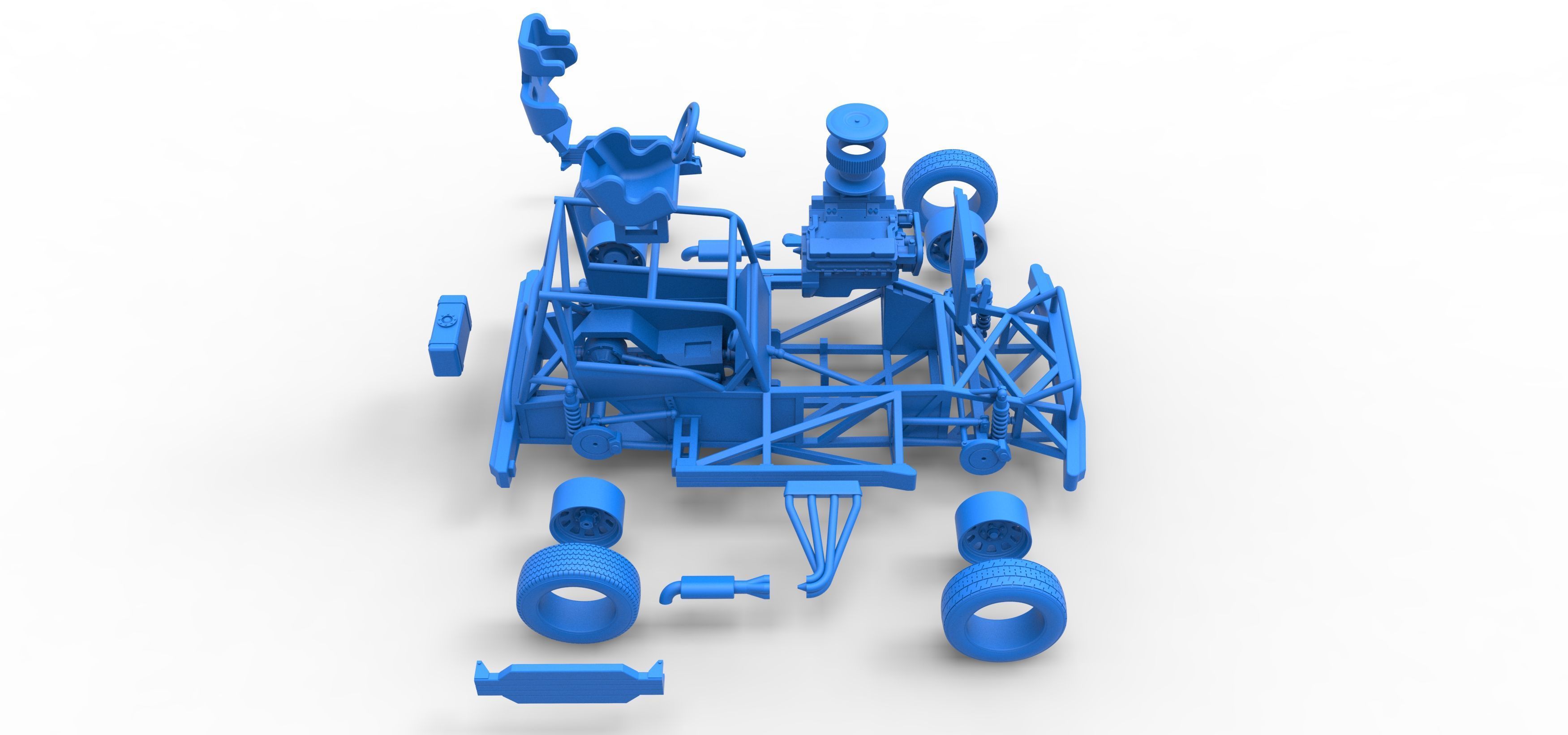 New Zealand Superstock car Base Scale 1 to 25 3D print model_64