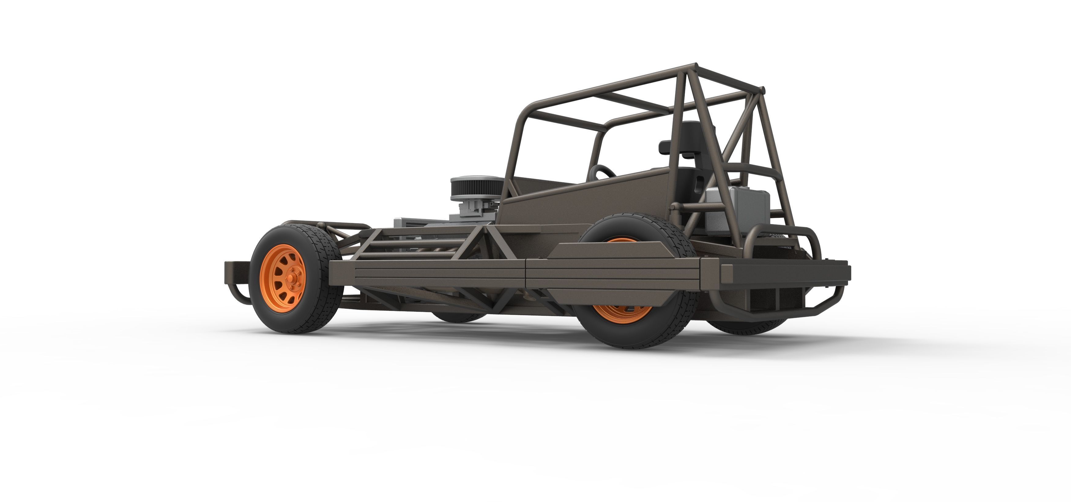 New Zealand Superstock car Base Scale 1 to 25 3D print model_12