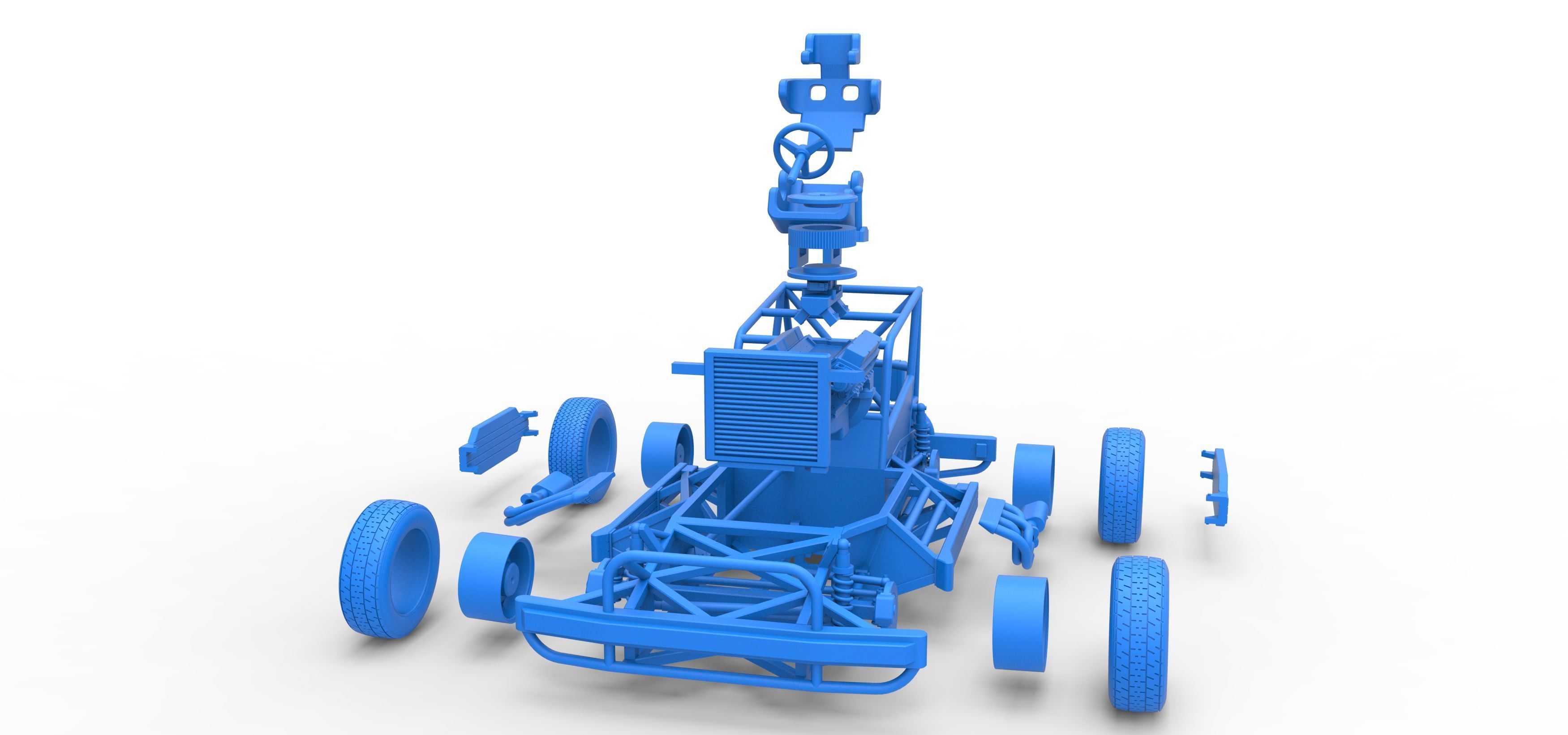 New Zealand Superstock car Base Scale 1 to 25 3D print model_57