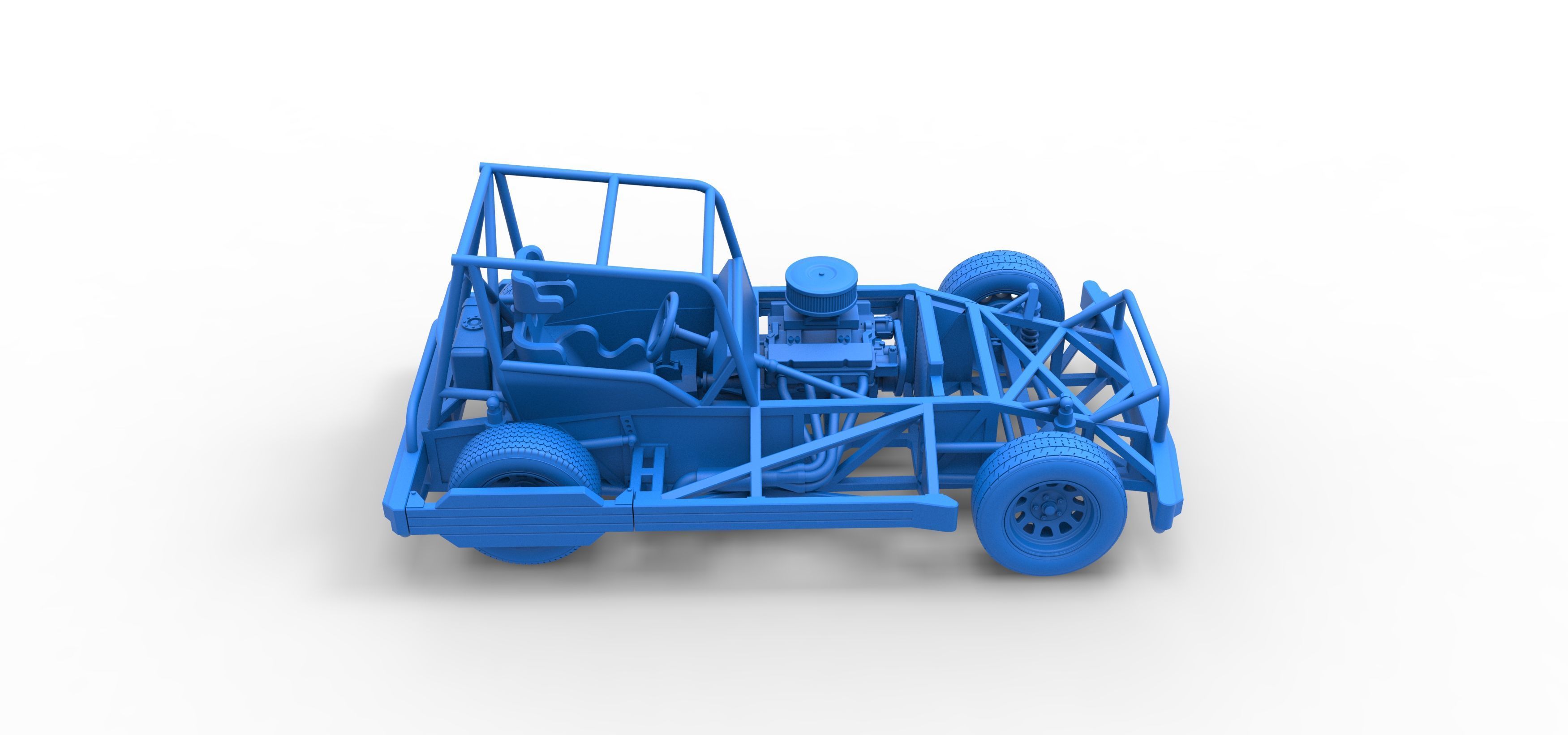 New Zealand Superstock car Base Scale 1 to 25 3D print model_49