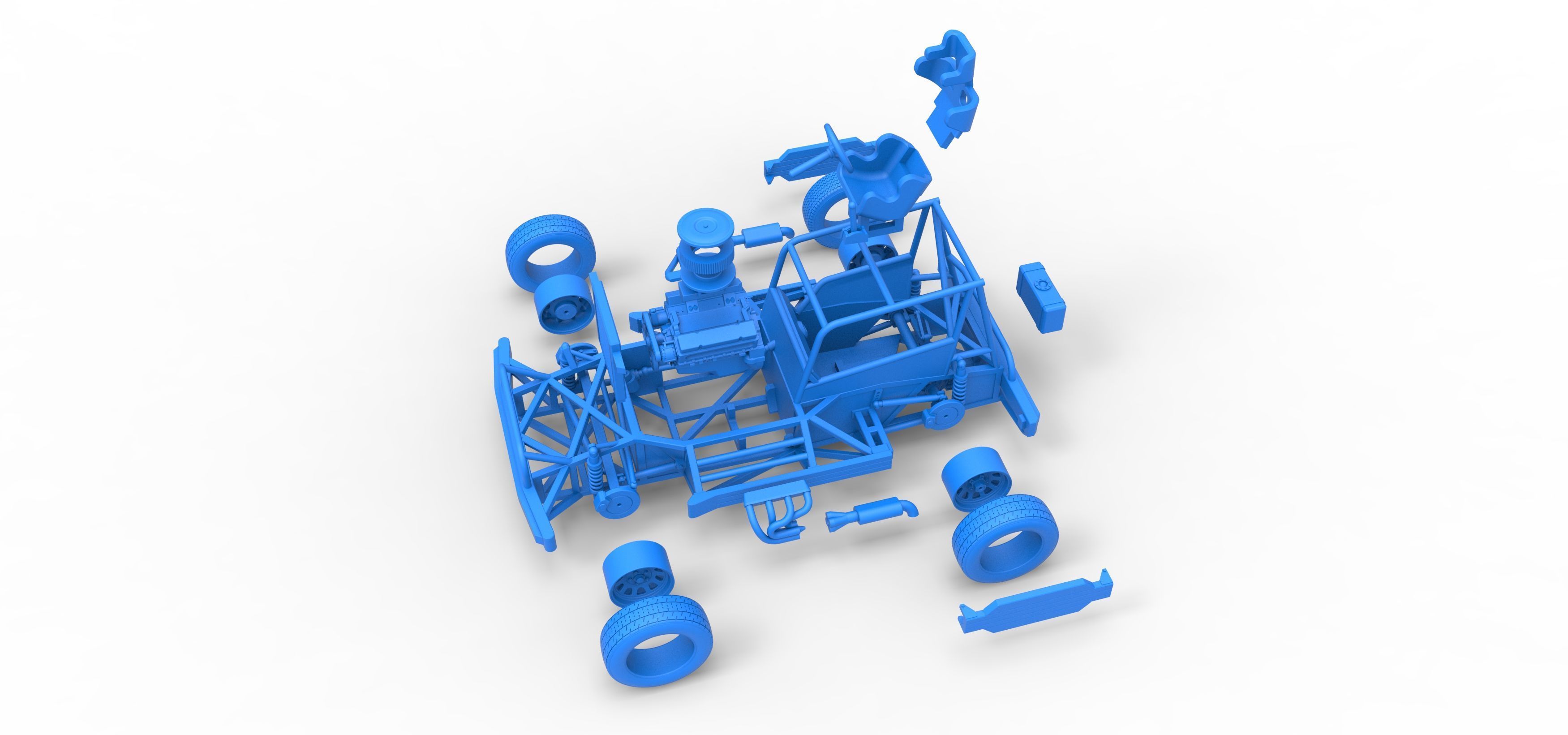 New Zealand Superstock car Base Scale 1 to 25 3D print model_55