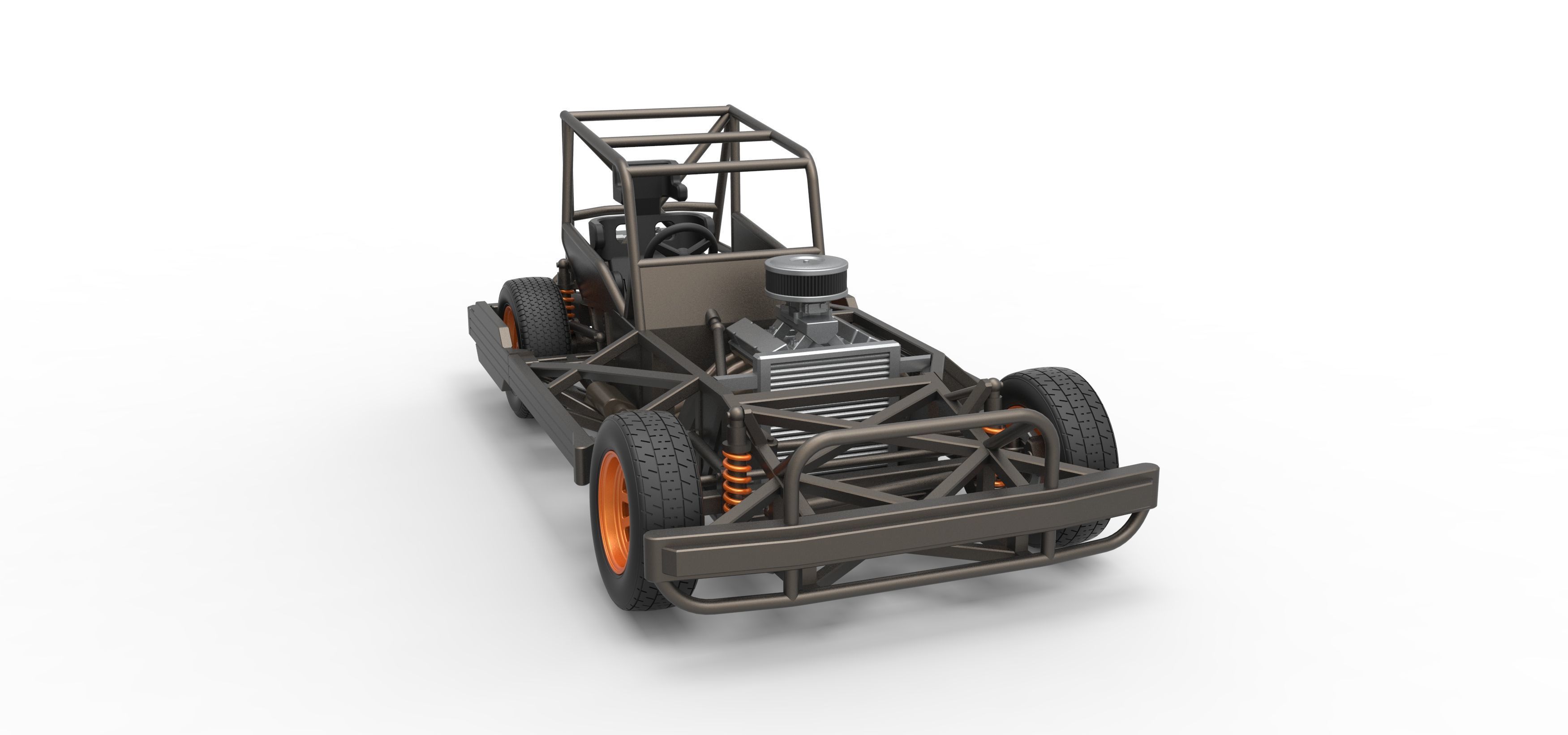 New Zealand Superstock car Base Scale 1 to 25 3D print model_25