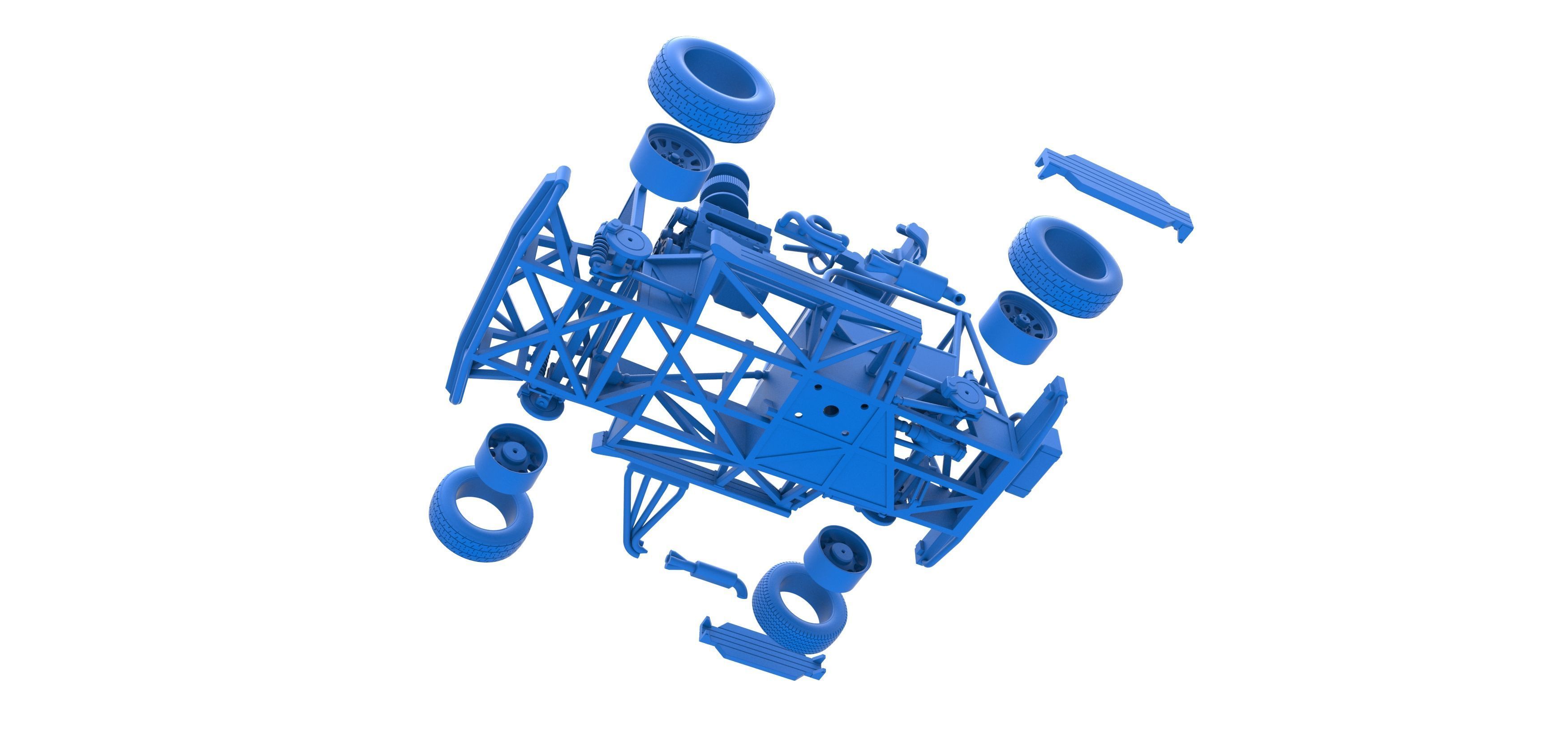 New Zealand Superstock car Base Scale 1 to 25 3D print model_56