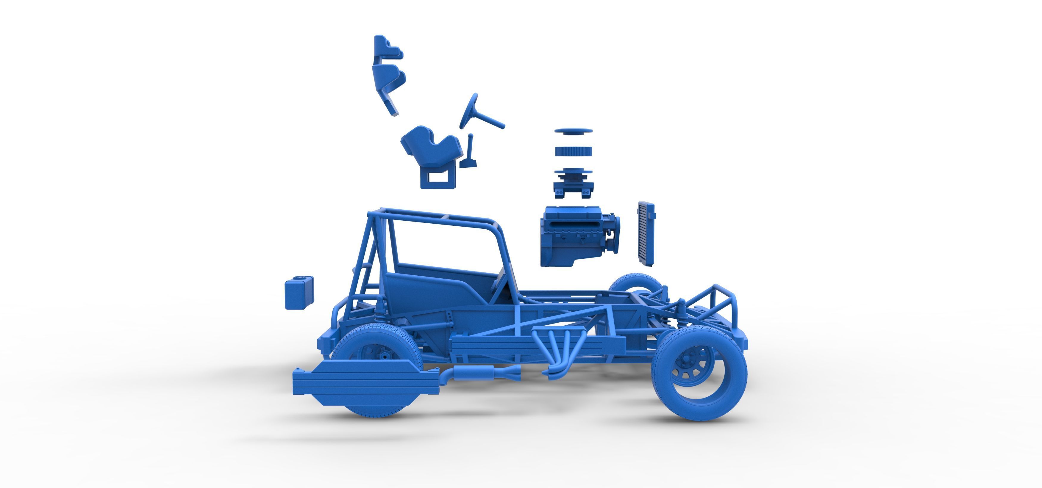 New Zealand Superstock car Base Scale 1 to 25 3D print model_63