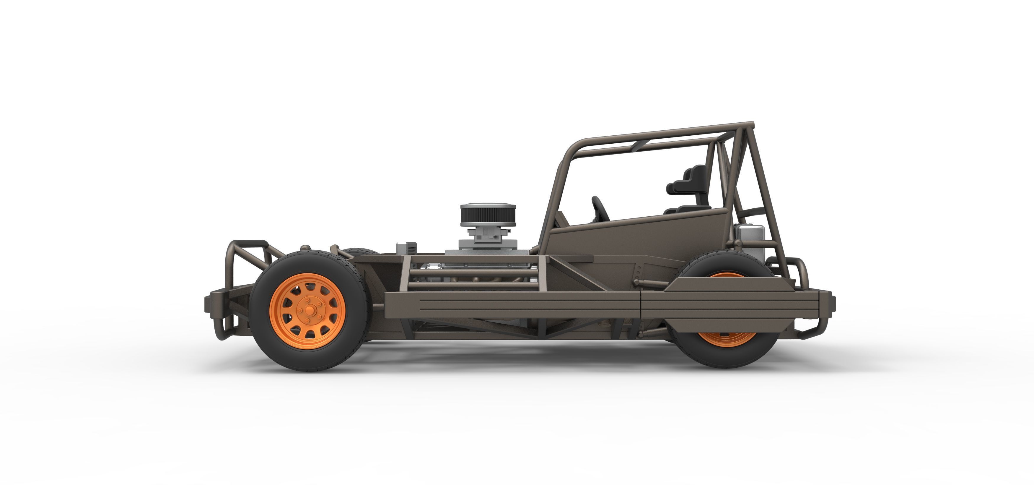 New Zealand Superstock car Base Scale 1 to 25 3D print model_8