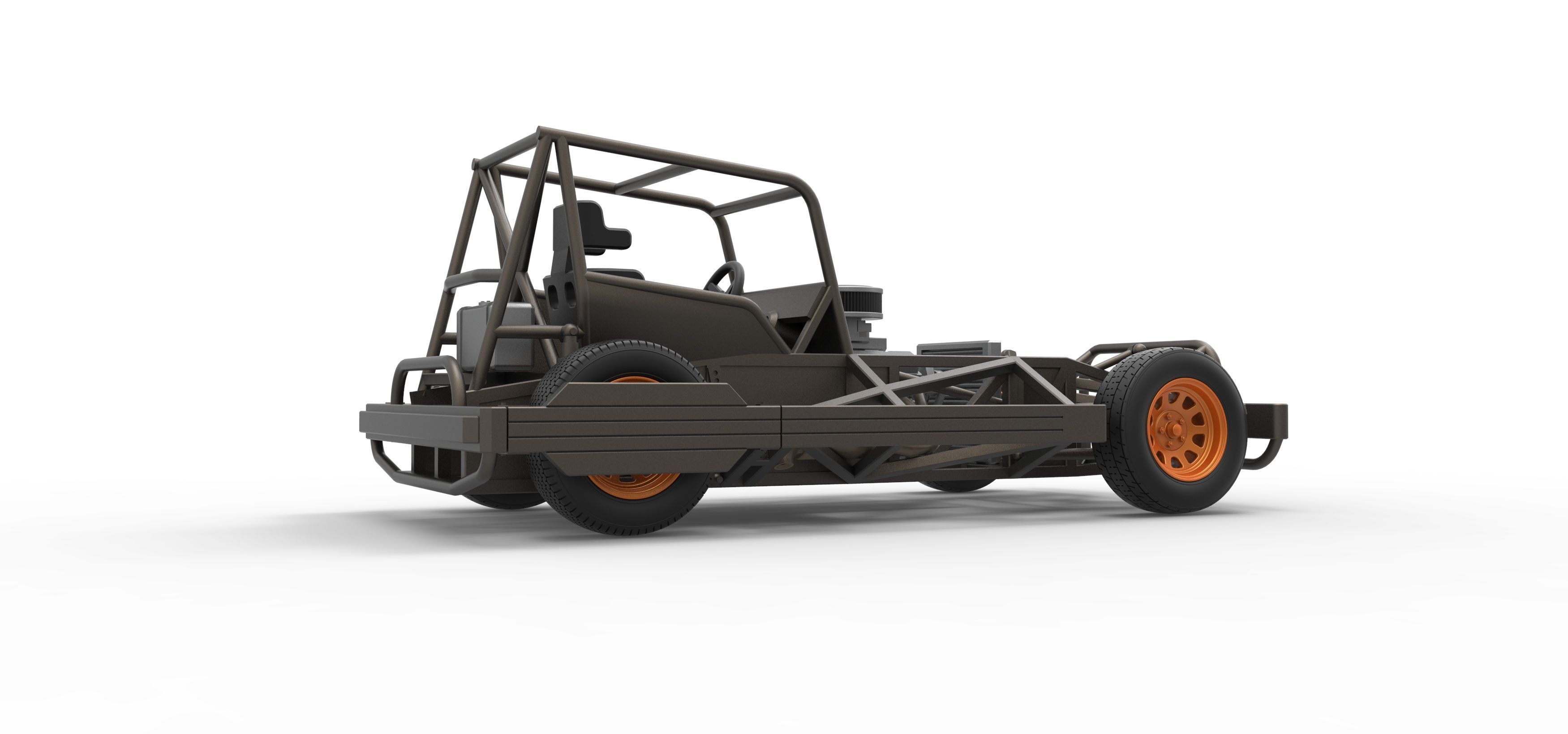 New Zealand Superstock car Base Scale 1 to 25 3D print model_20