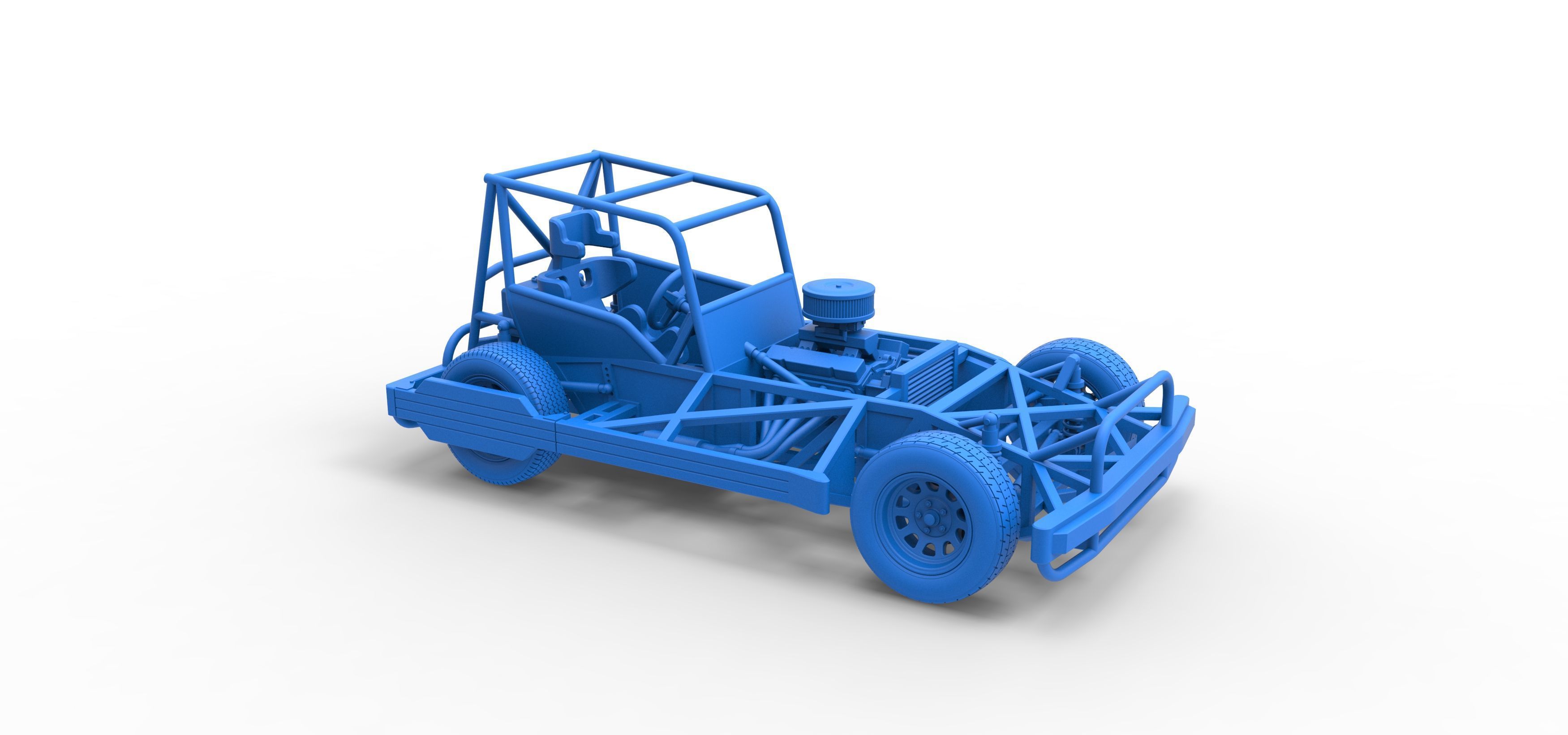 New Zealand Superstock car Base Scale 1 to 25 3D print model_50