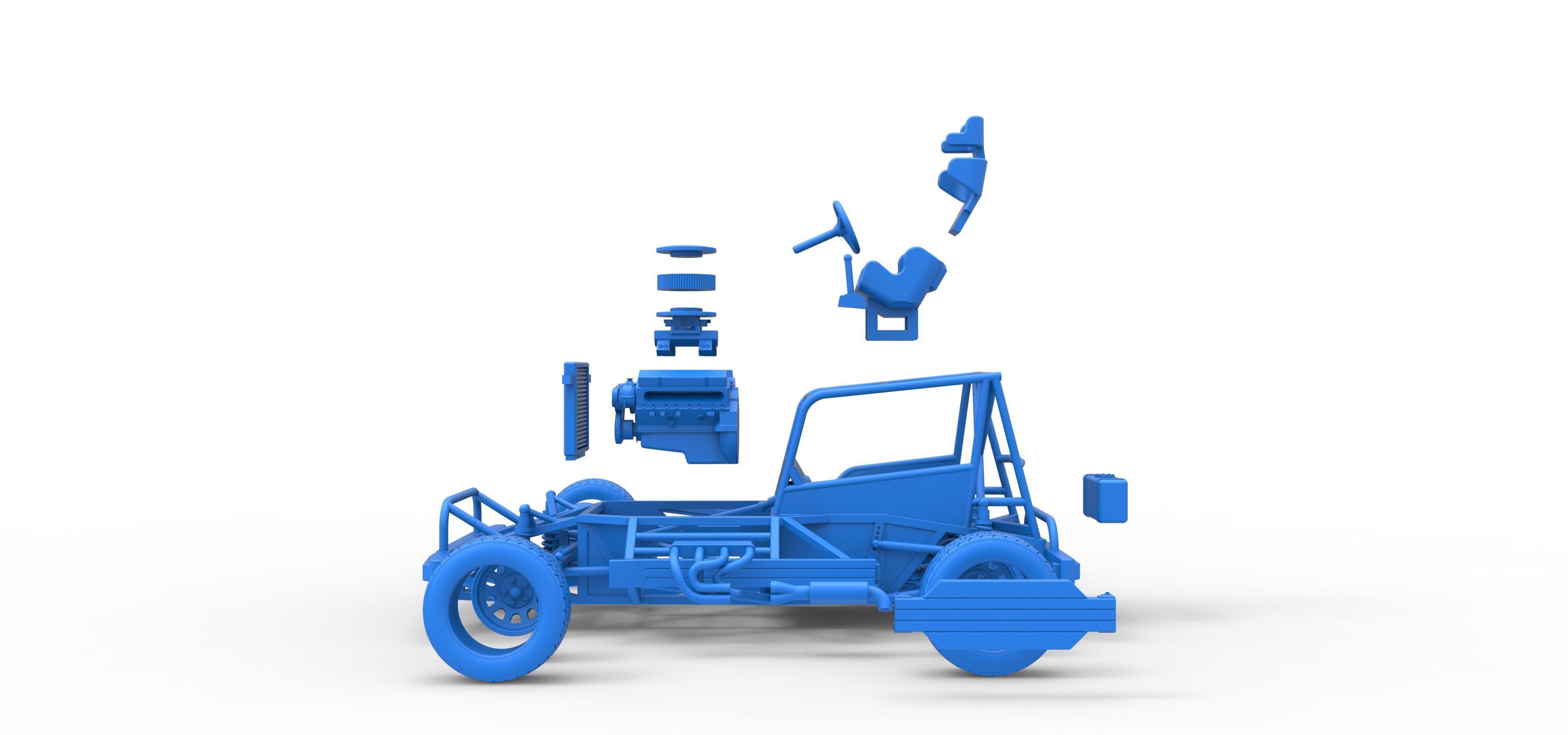 New Zealand Superstock car Base Scale 1 to 25 3D print model_58