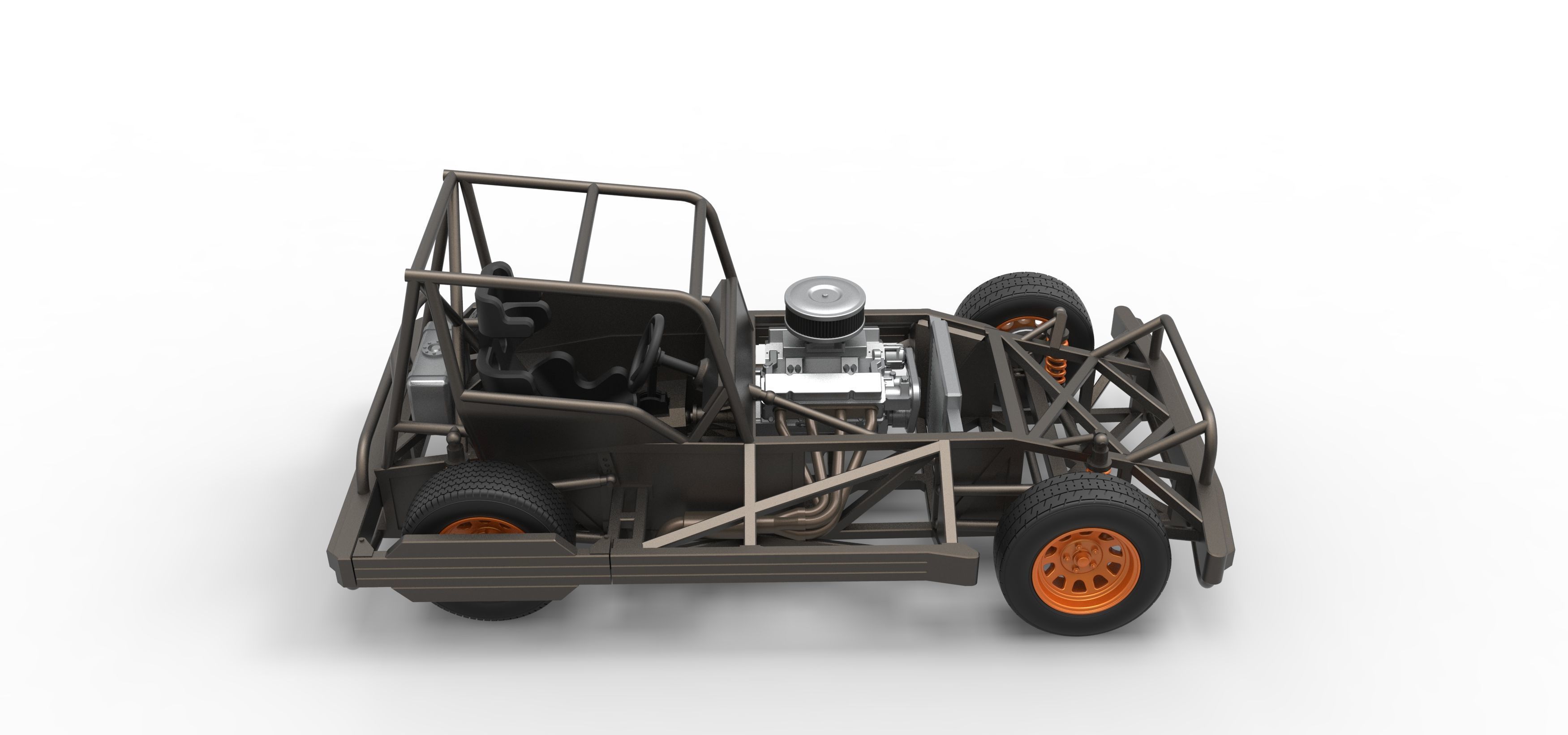 New Zealand Superstock car Base Scale 1 to 25 3D print model_22