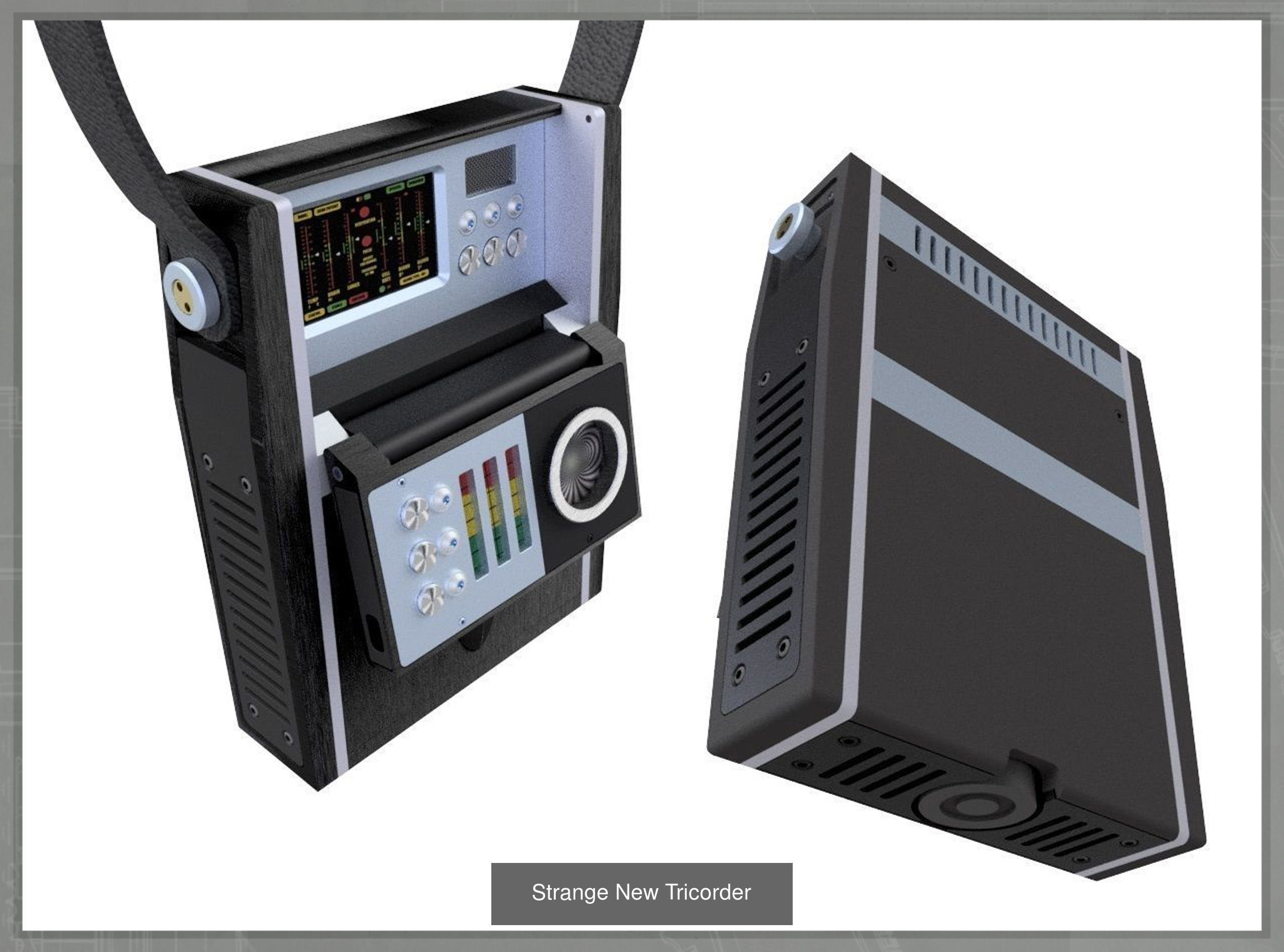 Strange New Landing Party Set 3D Model Collection_4