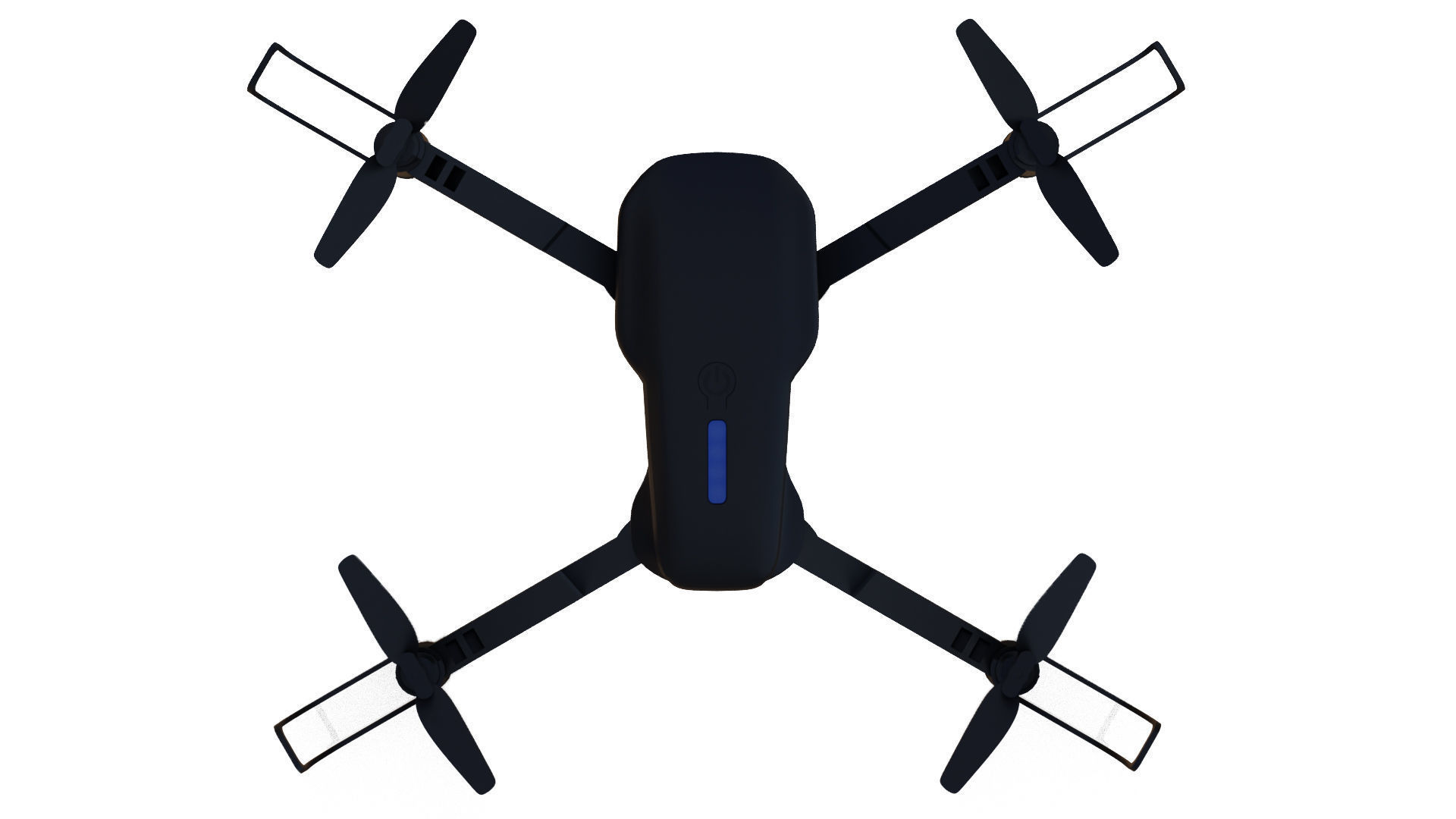 Quadcopter Drone Camera Low-poly 3D model_2