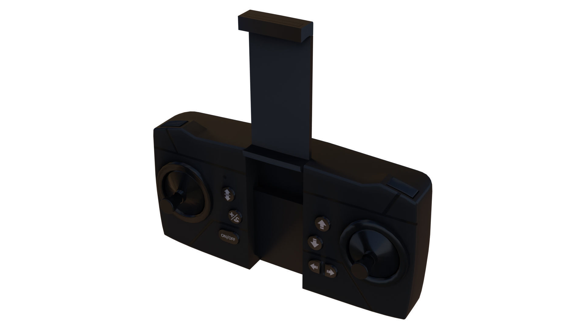 Quadcopter Drone Camera Low-poly 3D model_8