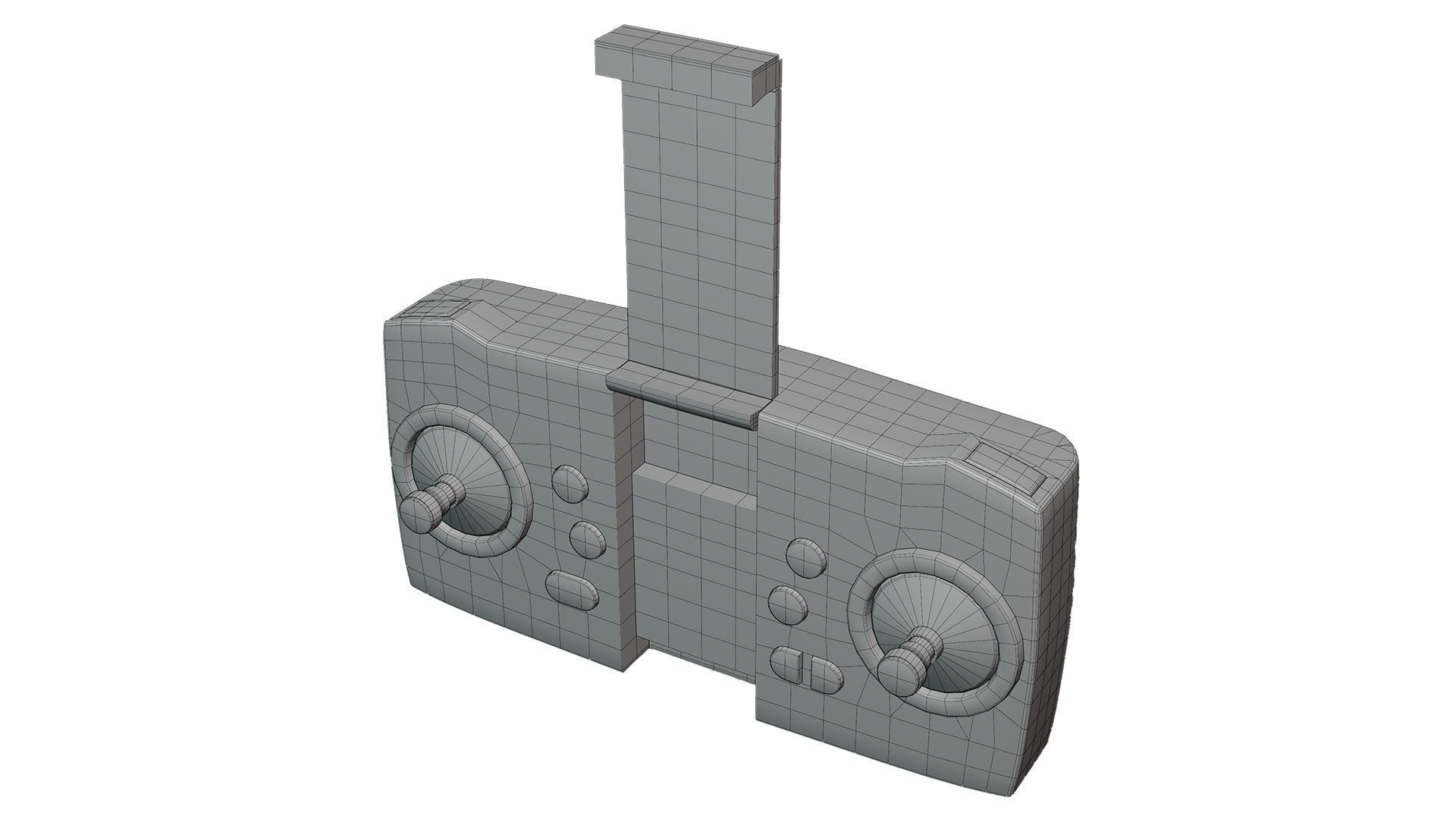 Quadcopter Drone Camera Low-poly 3D model_13