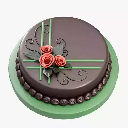 Chocolate Cake 3D print model