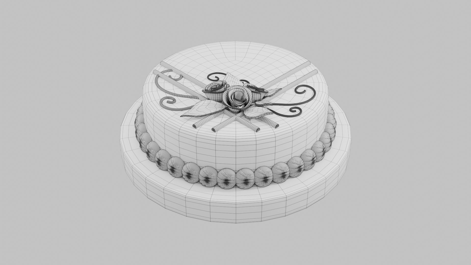 Chocolate Cake 3D print model_6