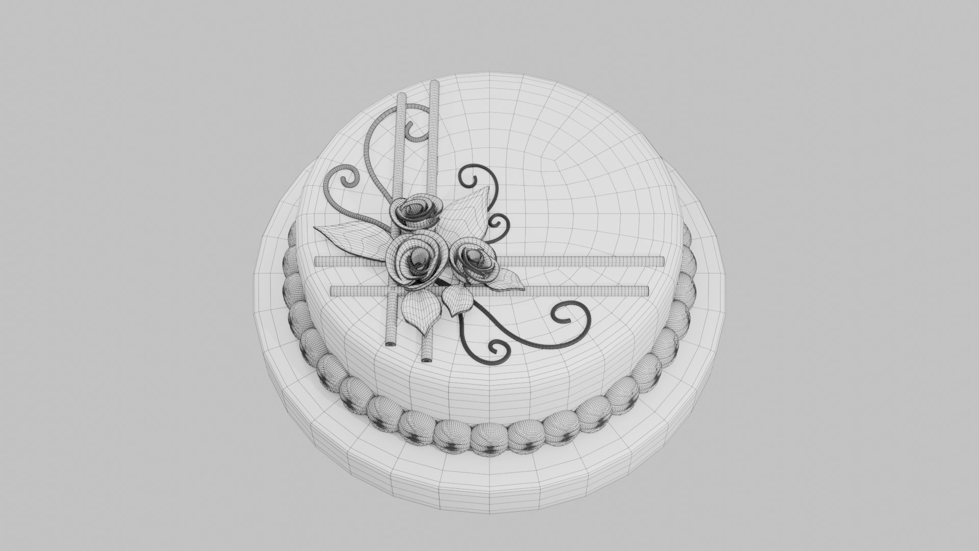 Chocolate Cake 3D print model_7