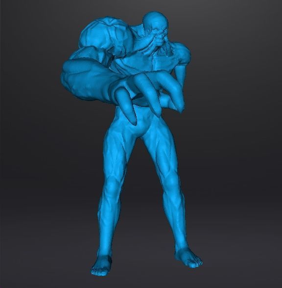 RE BANDERSNATCH MONSTER MINIATURE MODEL HORROR FANTASY GAMES RPG 3D print model_11