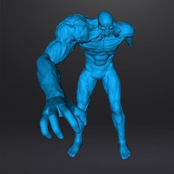 RE BANDERSNATCH MONSTER MINIATURE MODEL HORROR FANTASY GAMES RPG 3D print model_12