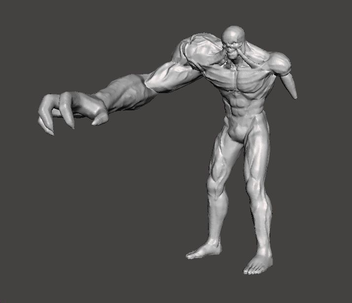 RE BANDERSNATCH MONSTER MINIATURE MODEL HORROR FANTASY GAMES RPG 3D print model_2