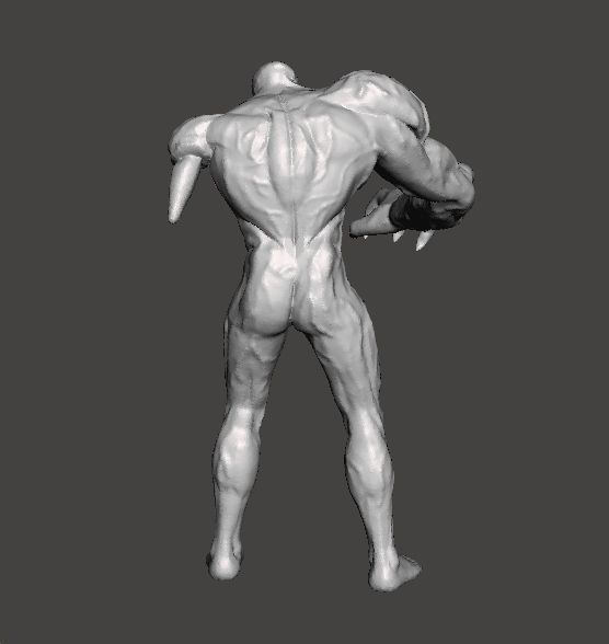 RE BANDERSNATCH MONSTER MINIATURE MODEL HORROR FANTASY GAMES RPG 3D print model_6