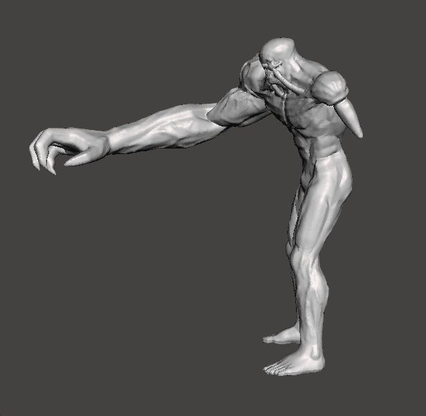 RE BANDERSNATCH MONSTER MINIATURE MODEL HORROR FANTASY GAMES RPG 3D print model_4