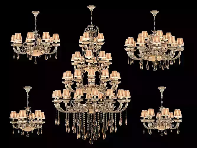89370 Osgona Collection of Retro Lamps 