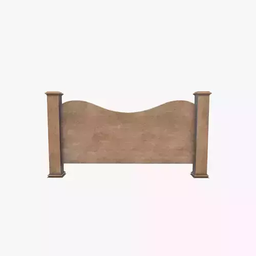 Medieval Half Bed V02