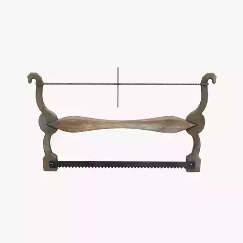 Medieval Hand Saw V01