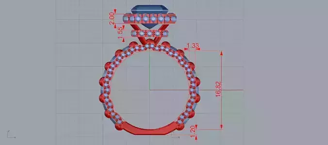 The Beautiful Ring With Many Gems