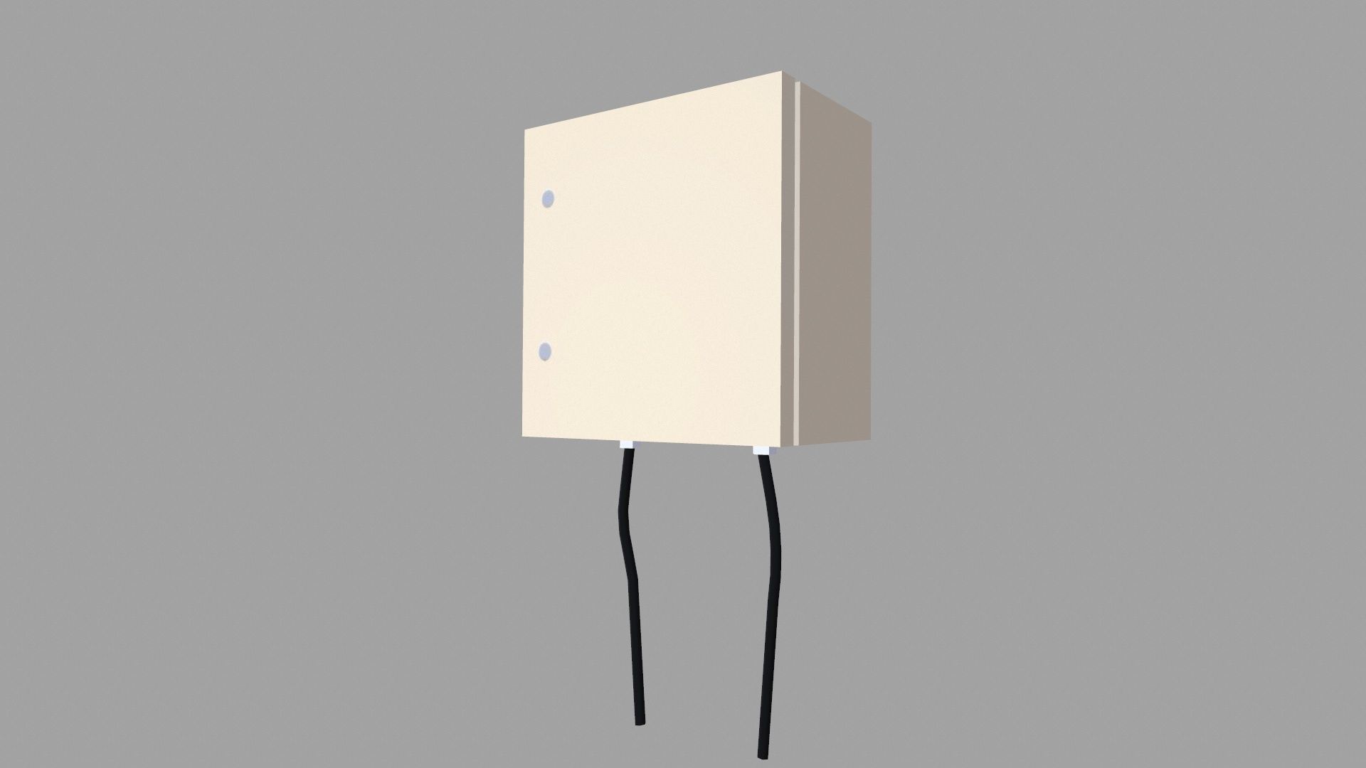 PVC Box Low-poly 3D model_3