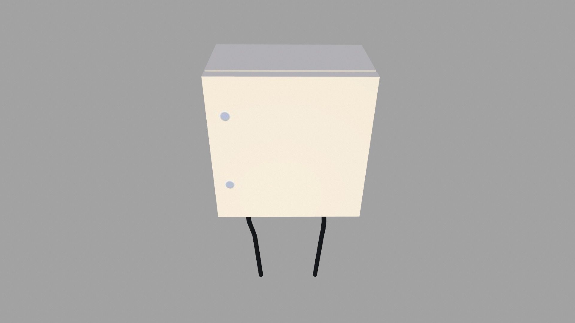 PVC Box Low-poly 3D model_4
