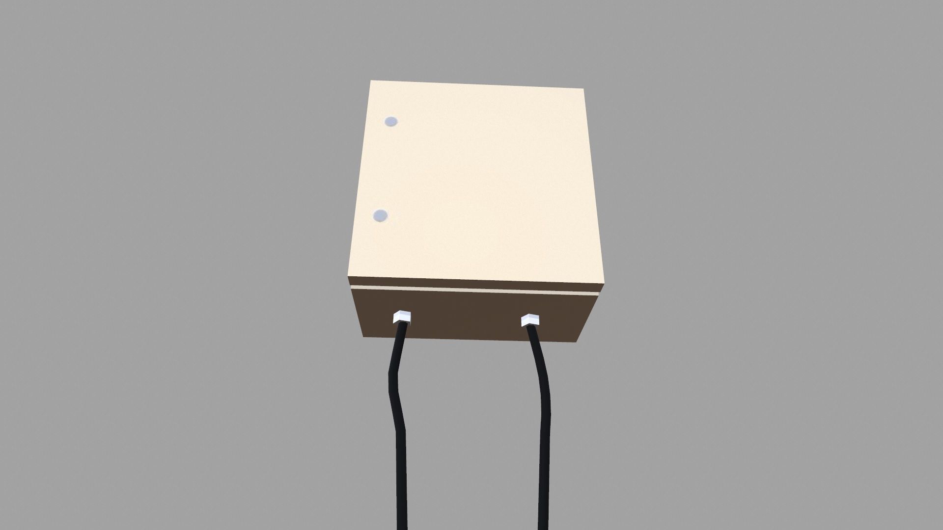 PVC Box Low-poly 3D model_5