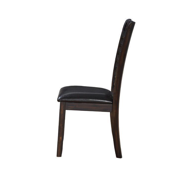 Lapinski Ladder Back Side Chair in Espresso 3D model_2