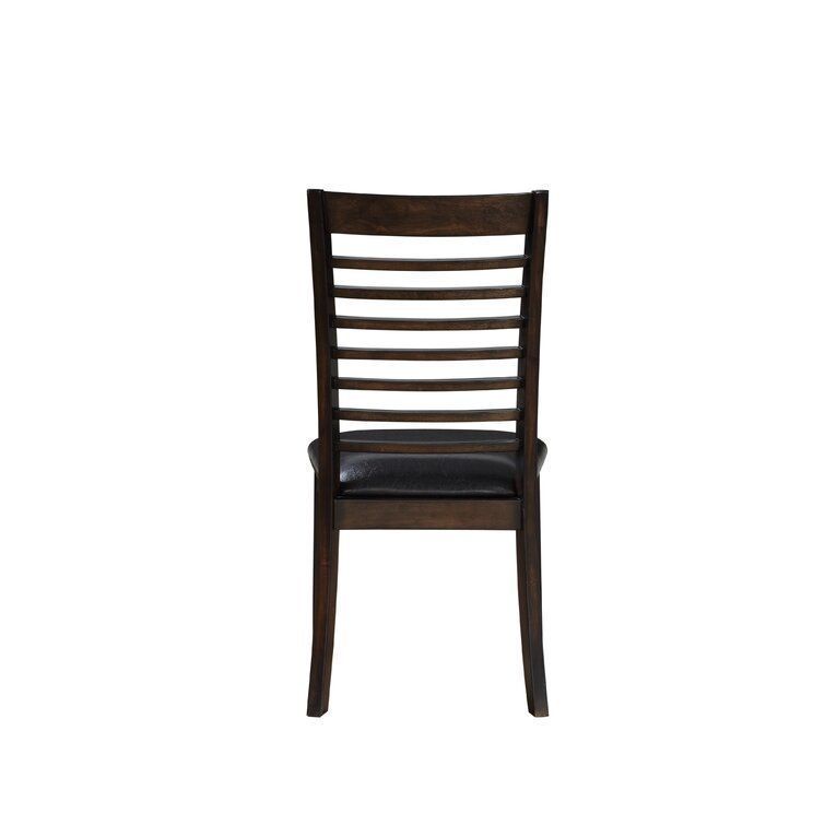 Lapinski Ladder Back Side Chair in Espresso 3D model_3