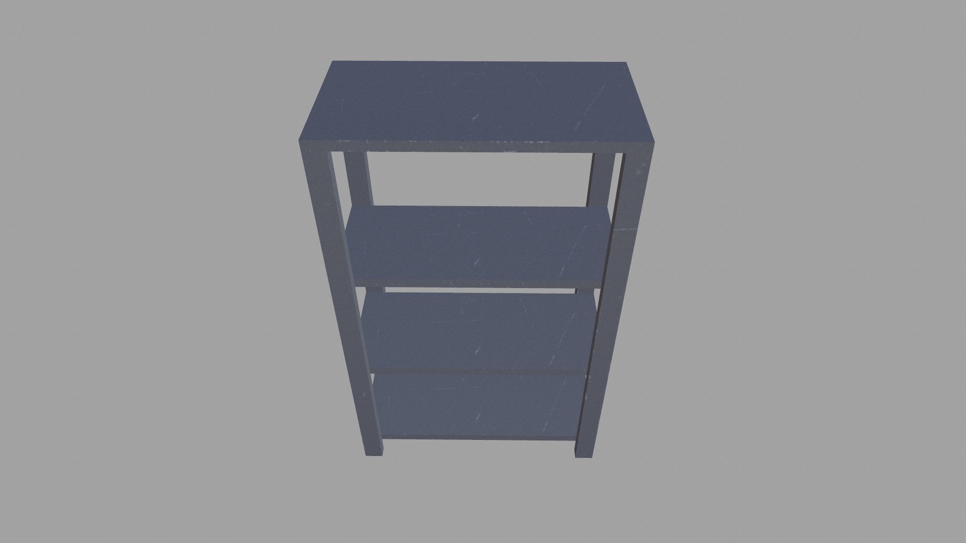 Metal Rack Low-poly 3D model_5
