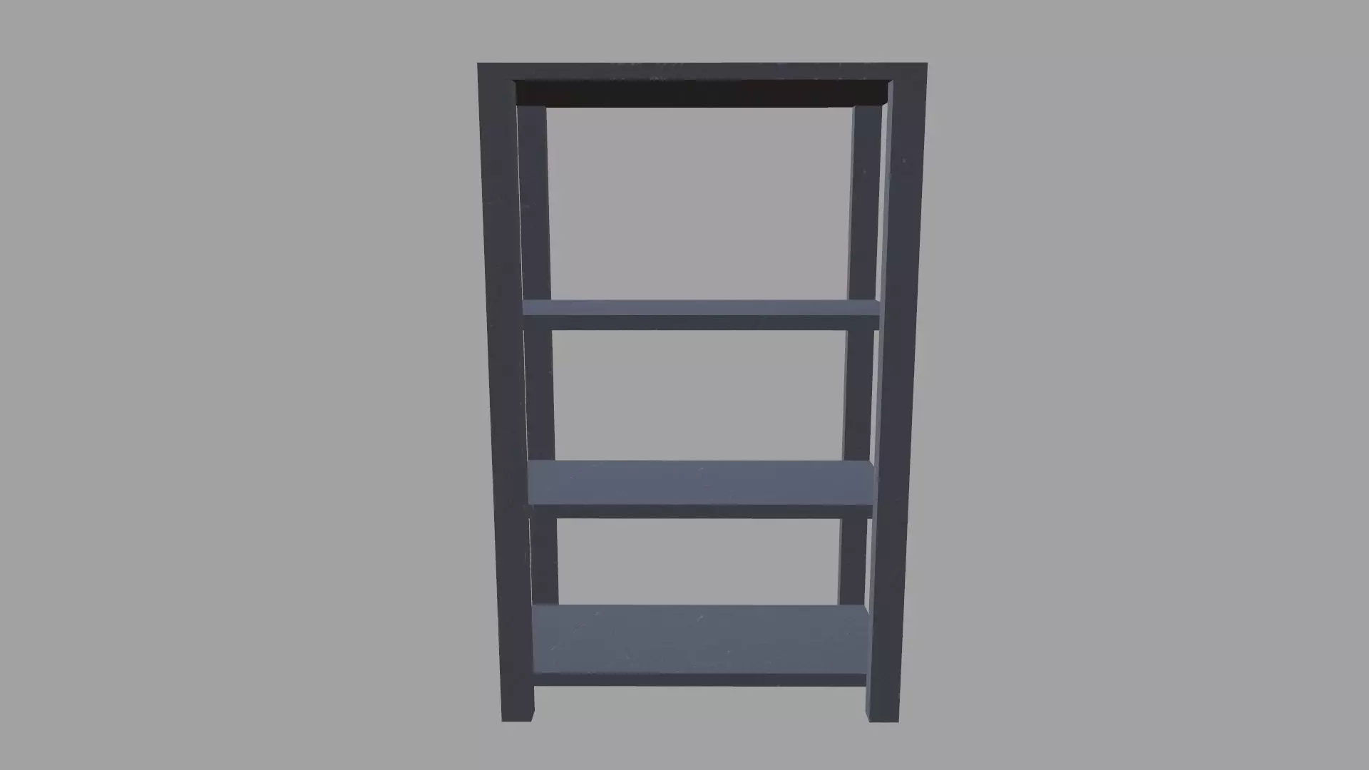 Metal Rack Low-poly 3D model_0