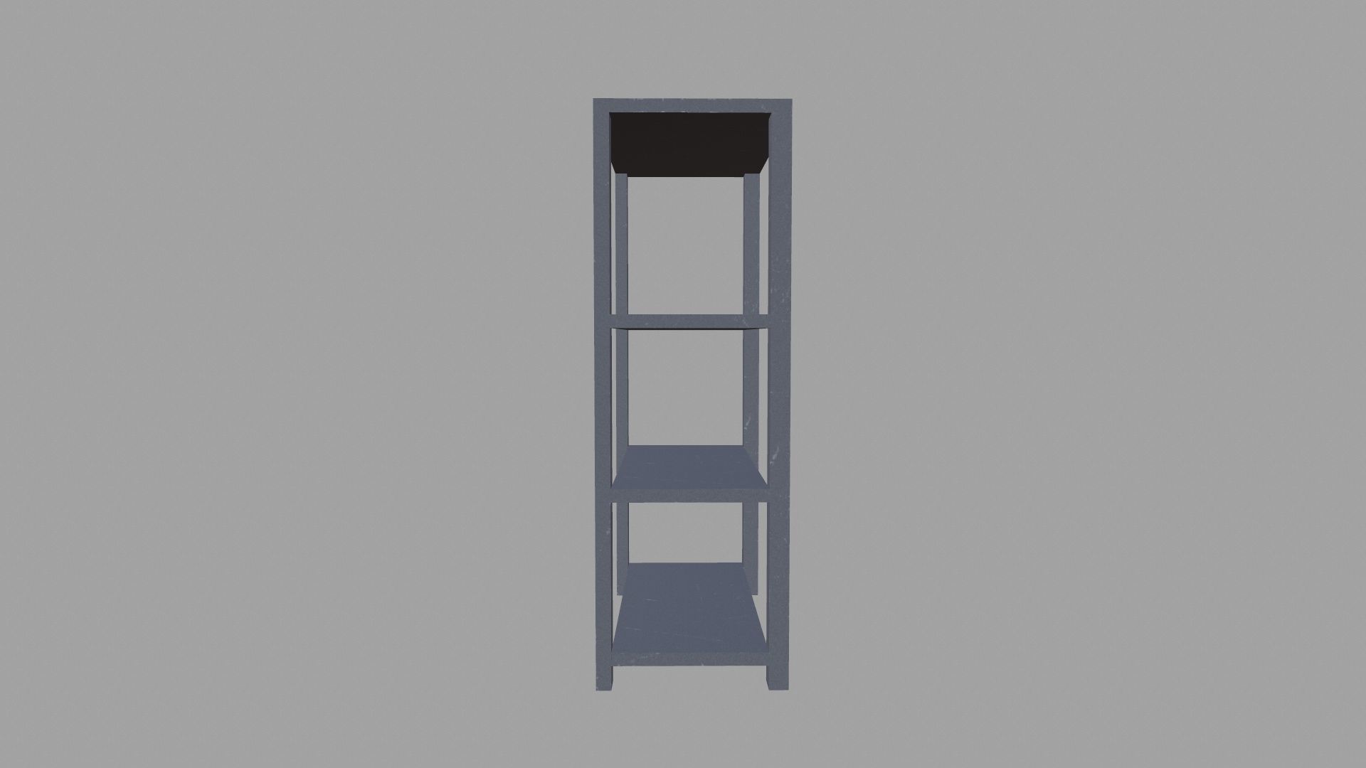 Metal Rack Low-poly 3D model_3