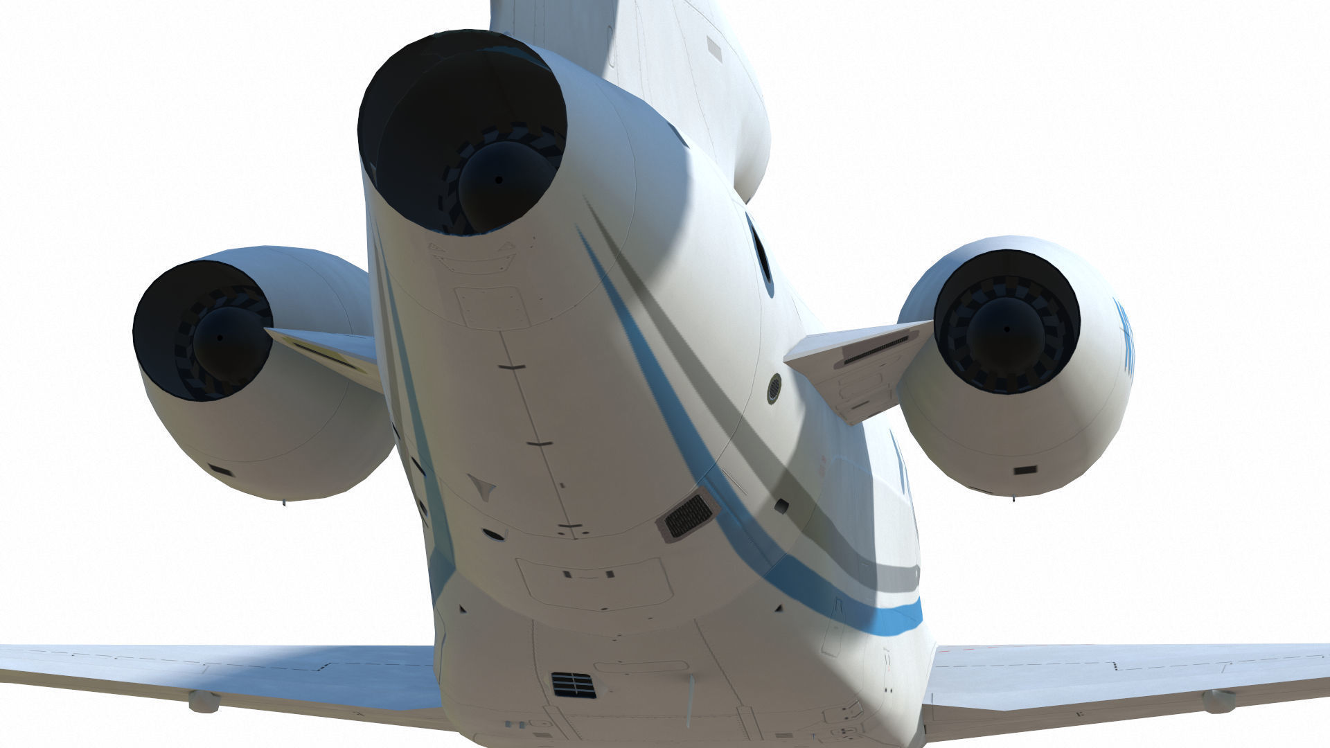 Dassault Falcon 8X Low-poly 3D model_27