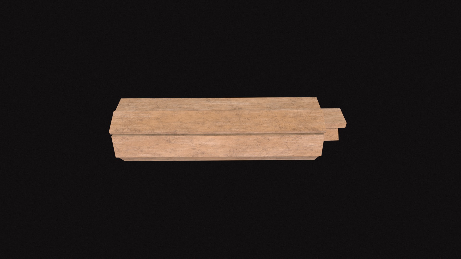 Medieval Wooden Plank Stack Low-poly 3D model_8