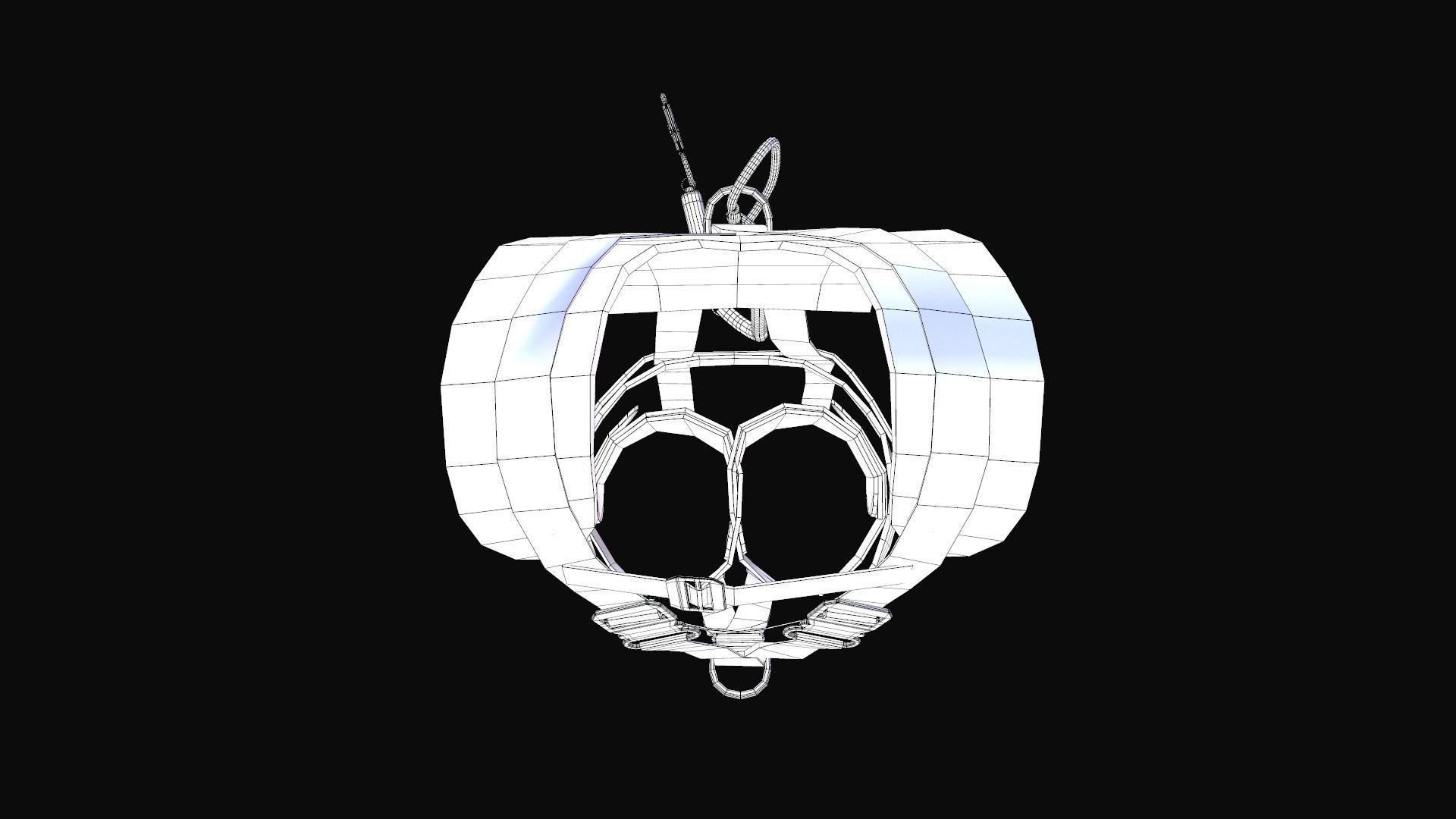 Safety Harness Low-poly 3D model_12