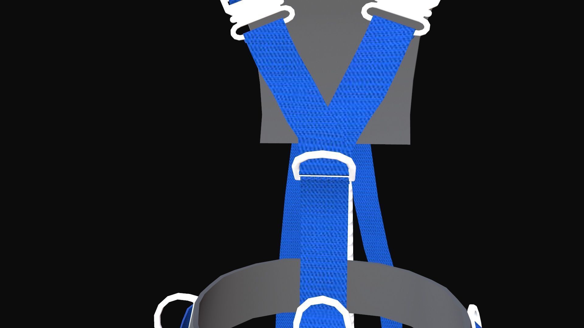 Safety Harness Low-poly 3D model_9