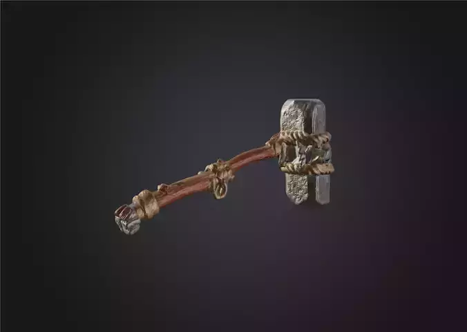 Stone Hammer 3D model