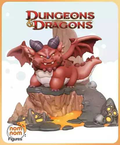 Chibi Themberchaud - Dungeons and Dragons 3D print model