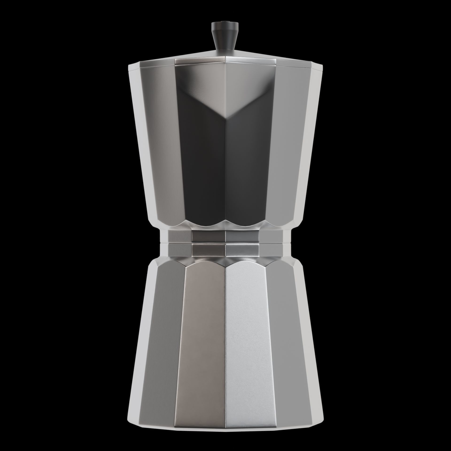 Coffee Maker Low-poly 3D model_3