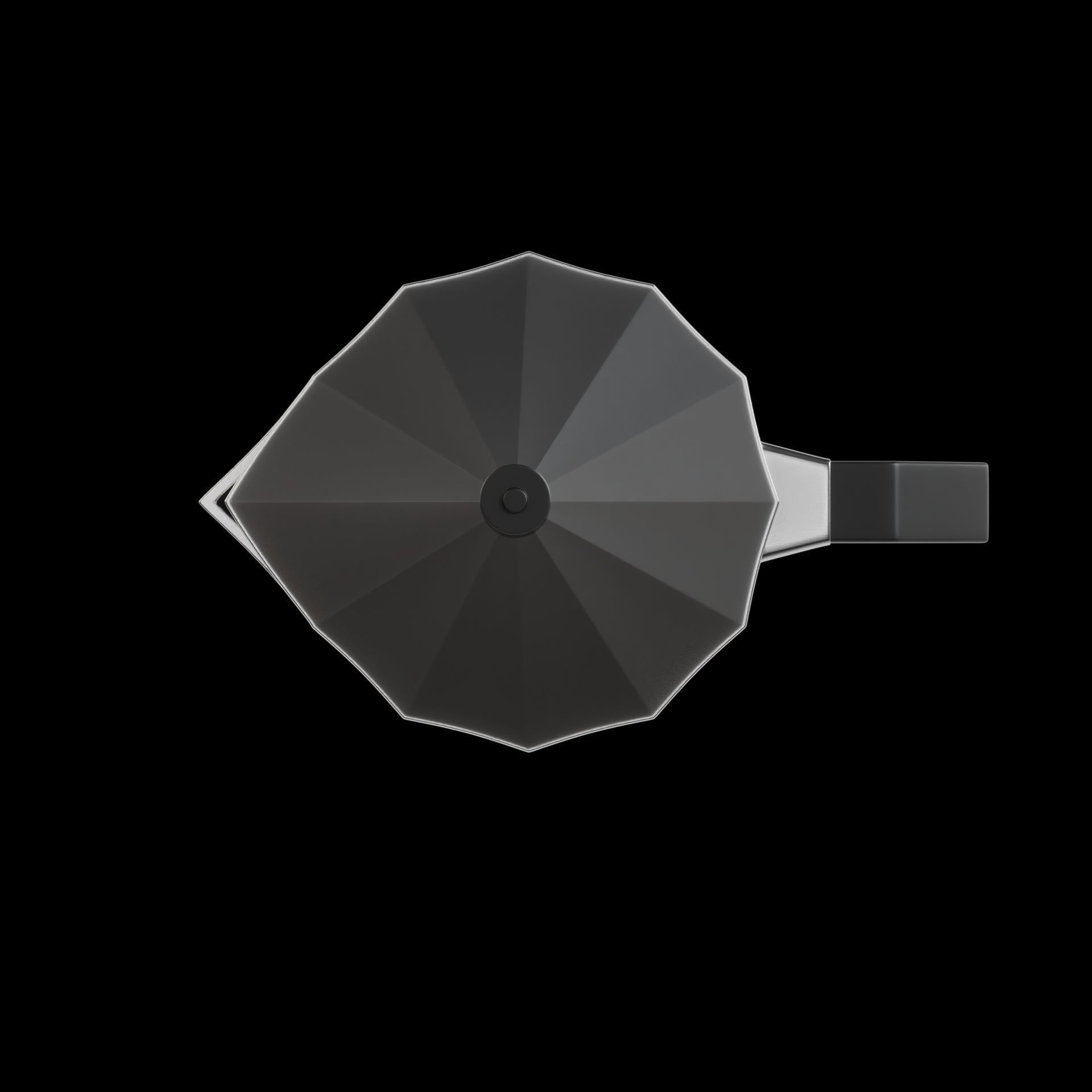 Coffee Maker Low-poly 3D model_5