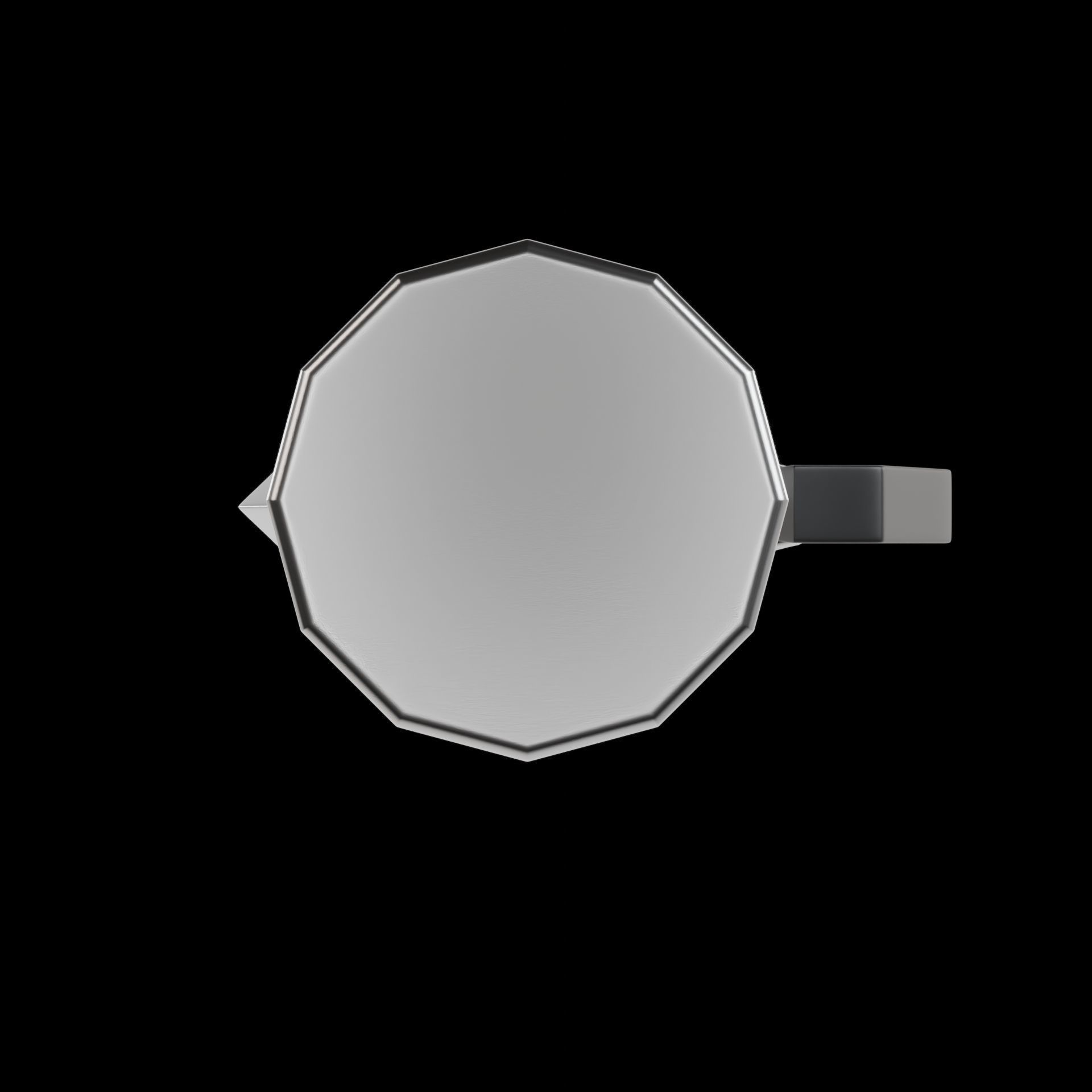 Coffee Maker Low-poly 3D model_6