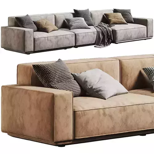 Arflex Marechiaro Chaise Longue 02 3D model