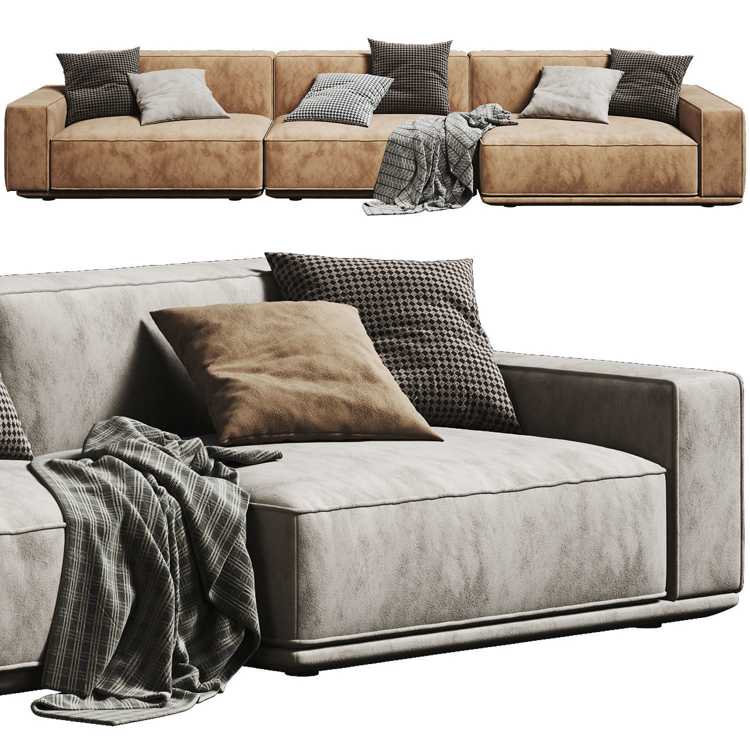 Arflex Marechiaro Chaise Longue 02 3D model_2