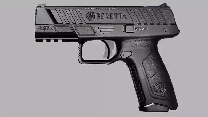 Beretta- Apx A1 -Handgun Low-poly 3D model
